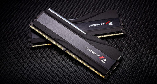 G.Skills Trident Z5 RGB 32GB (2x16GB) DDR5 PC5-51200 6400MHz CL32-39-39-102 1.40V Intel XMP 3.0 gaming ram memory - black G.Skills Trident Z5 RGB 32GB (2x16GB) DDR5 PC5-51200 6400MHz CL32-39-39-102 1.40V Intel XMP 3.0 gaming ram memory - black